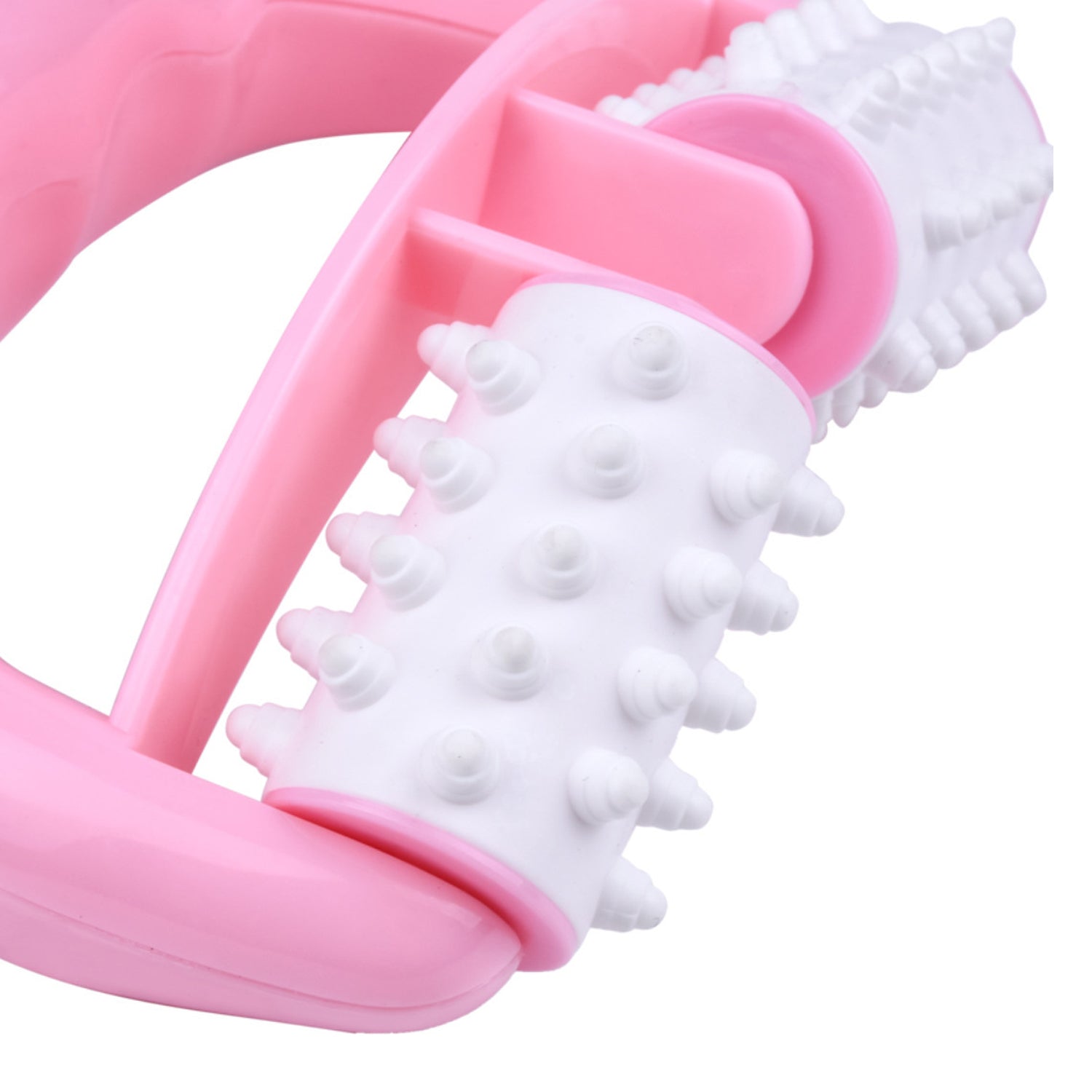 6405 Manual Round Handle Plastic 2 Rollers Massage Roller Cellulite Roller for Legs, Arms, Back, Muscle Pain Relief and Muscle Relaxation 6405 Manual Round Handle Plastic 2 Rollers Massage Roller Cellulite Roller for Legs, Arms, Back, Muscle Pain Relief and Muscle Relaxation